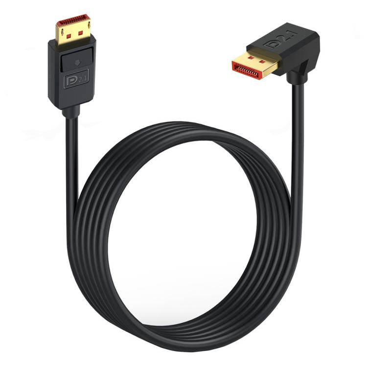 52Gbps 16K 30Hz DisplayPort Extension Adapter Cable, Length: 3m, DP2.1 to DP2.1 Straight, DP2.1 to DP2.1 Upper Elbow, DP2.1 to DP2.1 Down Elbow, DP2.1 to DP2.1 Left Elbow, DP2.1 to DP2.1 Right Elbow