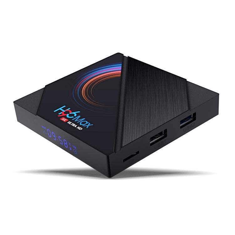 H96 Max 6K Ultra HD Smart TV Box con telecomando, Android 10.0, Allwinner H616 Quad Core ARM Cortex-A53, 2GB+16GB, TF Card / USBx2 / AV / HDMI / WIFI,, EU Plug, UK Plug, US Plug, AU Plug