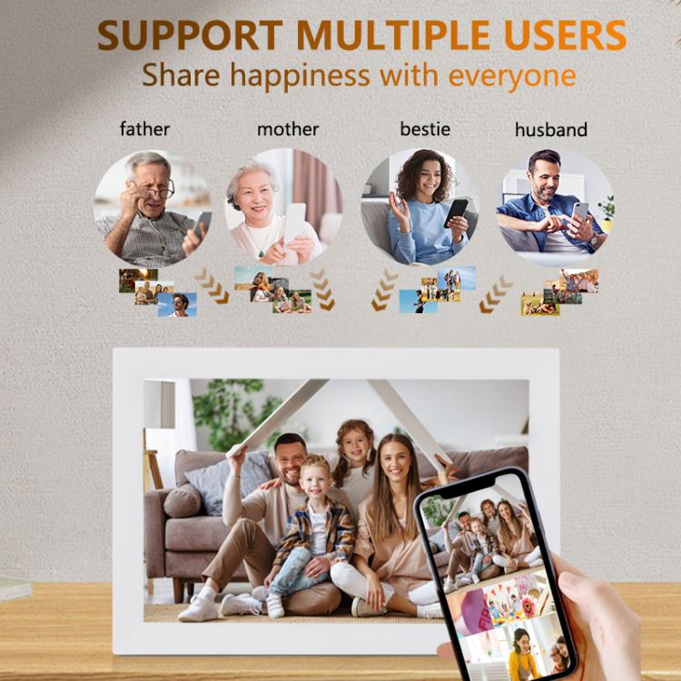 13.3 inch LCD Display Cloud Photo Frame 1G+32GB 3126C Quad-Core CPU Android 6.0, EU Plug, US Plug, UK Plug, AU Plug