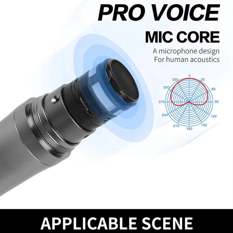 XTUGA M6604S-H Diversity Wireless Microphone System 4 Channel UHF Handheld Microphone, M6604S-H