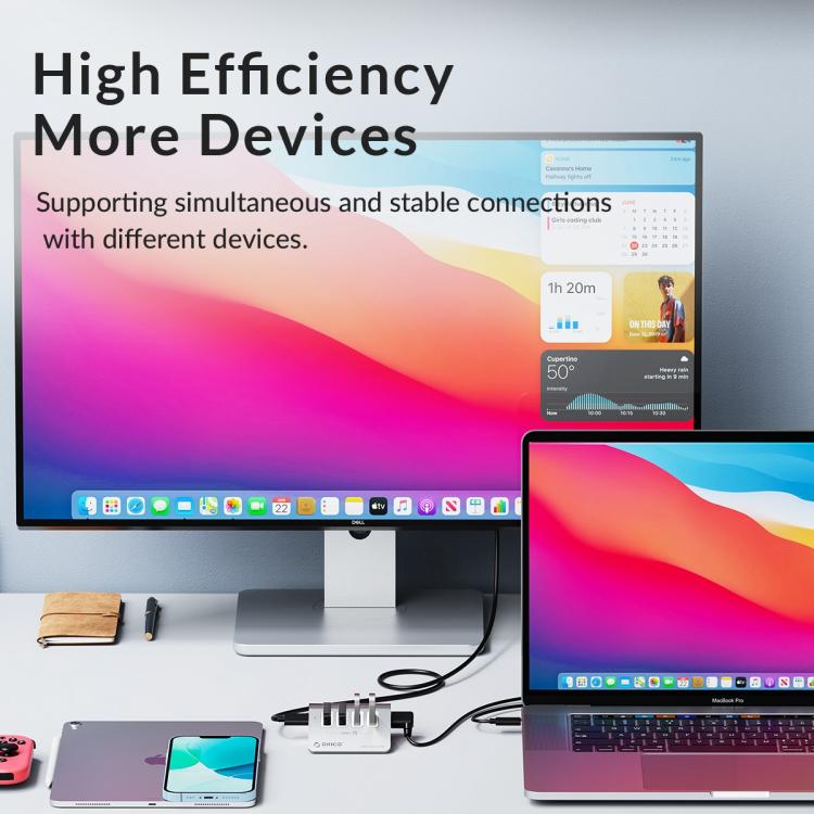 ORICO M3U7-G2 7 in 1 Type-C to USB 3.2 Docking Hub, M3U7-G2