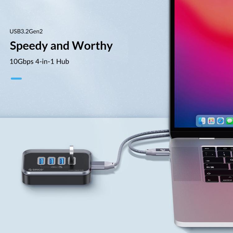 ORICO M32A2C-G2 4 in 1 Type-C to Dual Type-C and Dual USB3.2 Docking Hub, M32A2C-G2