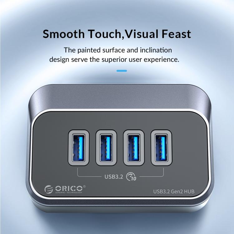 ORICO M32A2C-G2 4 in 1 Type-C to Dual Type-C and Dual USB3.2 Docking Hub, M32A2C-G2