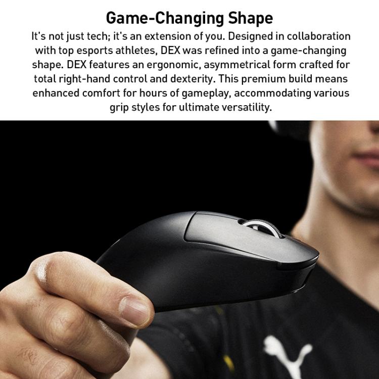 Logitech Pro X SUPERLIGHT 2 DEX Wireless Gaming Mouse, Pro X SUPERLIGHT 2 DEX