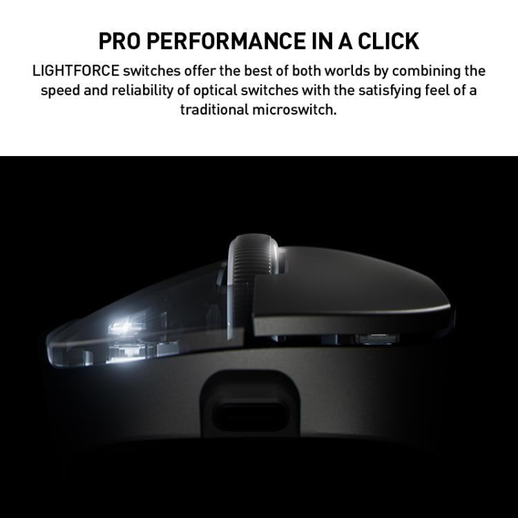Logitech Pro X SUPERLIGHT 2 DEX Wireless Gaming Mouse, Pro X SUPERLIGHT 2 DEX