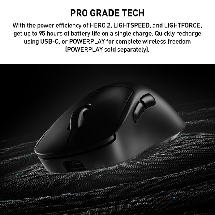 Logitech Pro X SUPERLIGHT 2 DEX Wireless Gaming Mouse, Pro X SUPERLIGHT 2 DEX