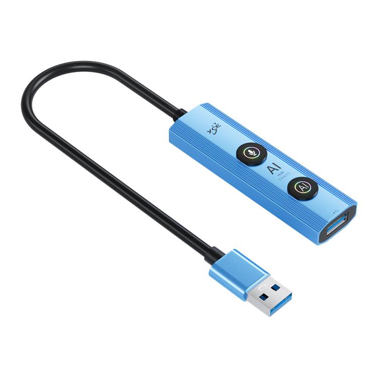 YCE V295A 5 in 1 USB3.0 HUB Adapter AI Docking Station, 5 in 1 USB3.0