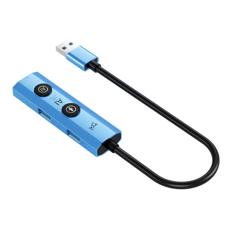 YCE V295A 5 in 1 USB3.0 HUB Adapter AI Docking Station, 5 in 1 USB3.0