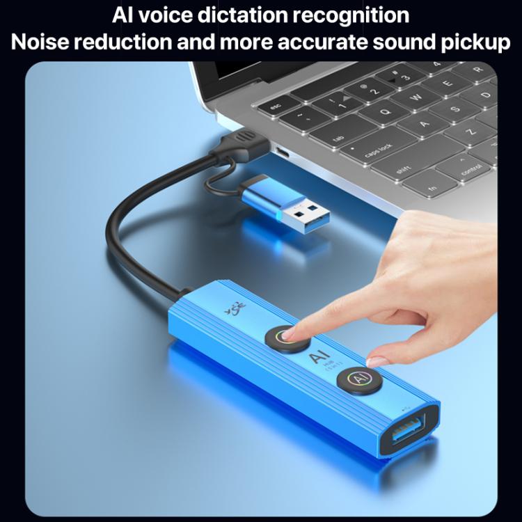 YCE V295B 5 in 1 USB3.0 / Type-C HUB Adapter AI Docking Station, 5 in 1 USB / Type-C