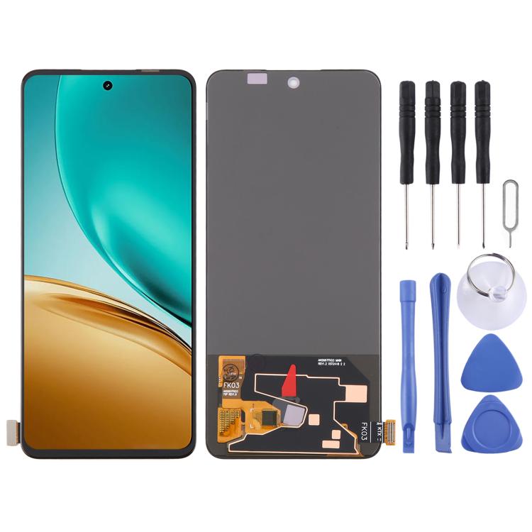 Schermo LCD OLED con digitalizzatore, assemblaggio completo, For Realme 14T 5G, For Realme 14 5G, For Realme P1 Speed 5G, For Realme 13 4G, For Realme 13+ 5G RMX5002 RMX5000, For Realme 12 4G RMX3871, For Realme Narzo 70 5G RMX3869
