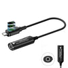 140W Digital Display Laptop Charging Adapter Connector, DC 4.5 x 0.6mm to Type-C Male, DC 5.5 x 2.1mm to Type-C Male, DC 5.5 x 2.5mm to Type-C Male, DC 6.0 x 0.6mm to Type-C Male, DC 7.4 x 0.6mm to Type-C Male, DC 7.9 x 0.9mm to Type-C Male