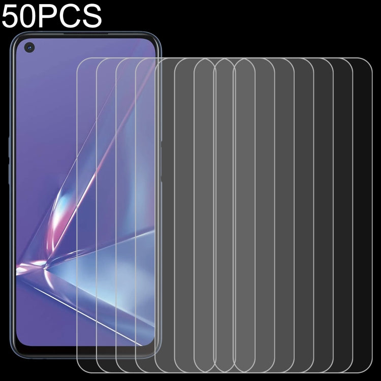 50 pellicole in vetro temperato da 0,26 mm 9H 2,5D, For OPPO A73 5G (50 PCS), For OPPO A93 (50 PCS), For OPPO Realme 7 (50 PCS), For OPPO Realme 7i (50 PCS), For OPPO Realme C2 / C2s / C2 2020 (50 PCS), For OPPO Realme C17 (50 PCS)