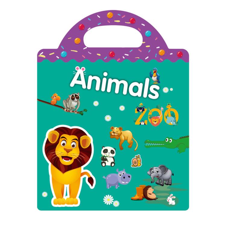 Adesivi impermeabili e riutilizzabili fai-da-te per l'educazione prescolare dei bambini, Animals T01, Traffic T02, Dinosaur T03, Space T04, Body T05, Ocean T06, Princess T07, Insect T08, Farm T09, Four Seasons T10, Easter T13