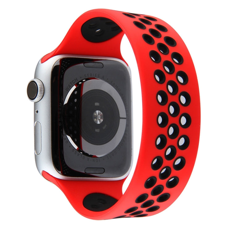 Cinturino elastico in silicone per Apple Watch Series 6 e SE e 5 e 4 44 mm / 3 e 2 e 1 42 mm, 150mm (White Black), 150mm (Black), 150mm (Black Yellow), 150mm (Black Grey), 150mm (Red Black), 160mm (White Black), 160mm (Black), 160mm (Black Yellow)