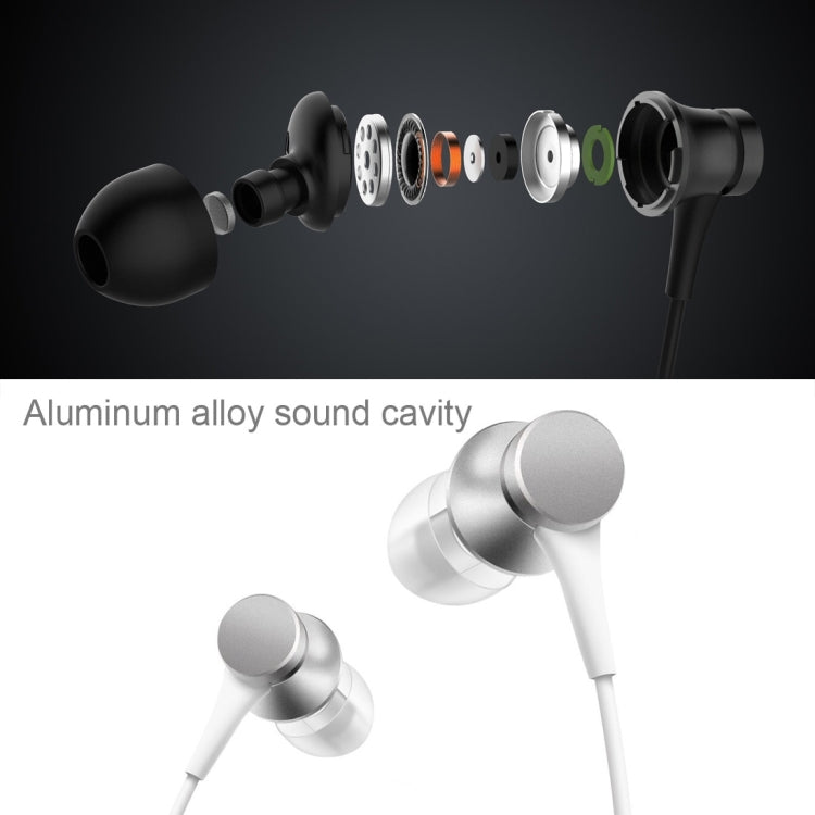 Cuffie intrauricolari originali Xiaomi Mi Auricolari base con controllo via cavo + microfono, supporto per rispondere e rifiutare chiamate