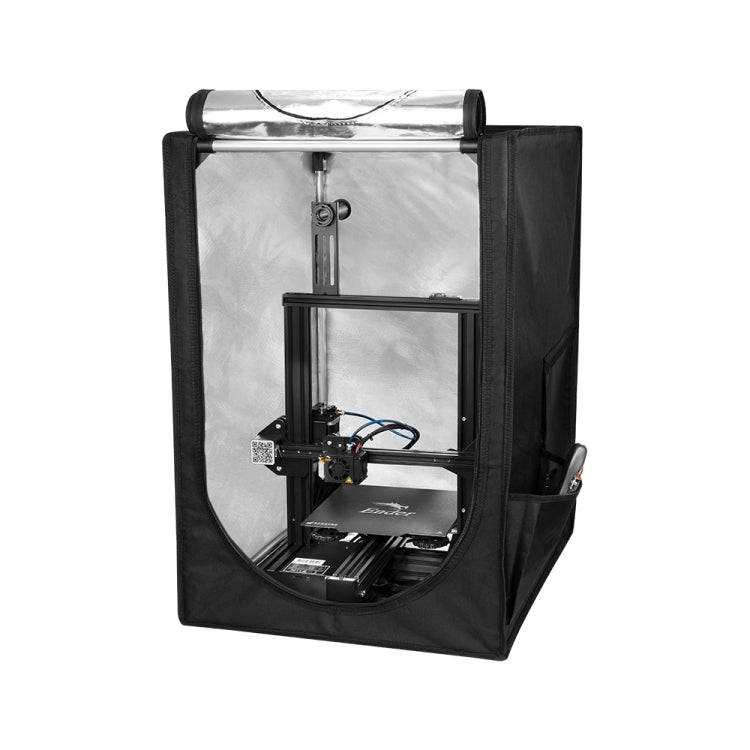 Copertura protettiva in tessuto di alluminio ignifugo per stampante 3D Creality per Ender-3, dimensioni grandi: 70x75x90 cm, EPR0077A, EPR0077B, EPR0077C