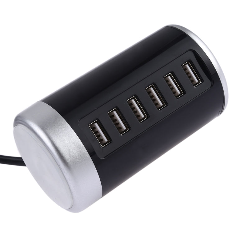 XLD4 30W 6 porte USB Adattatore di alimentazione per stazione di ricarica AC100-240V, spina americana