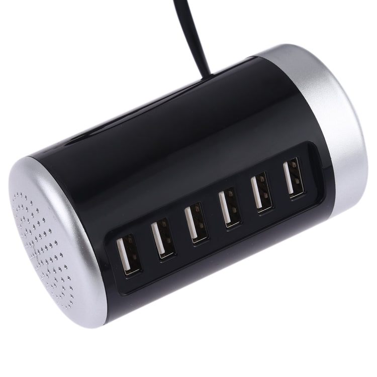 XLD4 30W 6 porte USB Adattatore di alimentazione per stazione di ricarica AC100-240V, spina americana