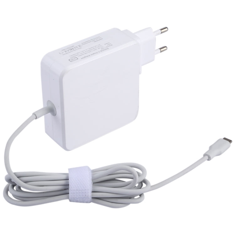 Caricabatterie portatile con adattatore di alimentazione USB-C/Type-C da 87 W con cavo di ricarica da 1,8 m, presa europea
