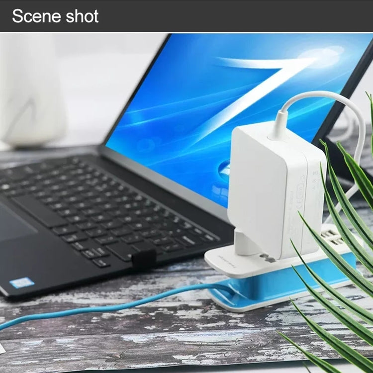 Caricabatterie portatile con adattatore di alimentazione USB-C/Type-C da 87 W con cavo di ricarica da 1,8 m, presa europea