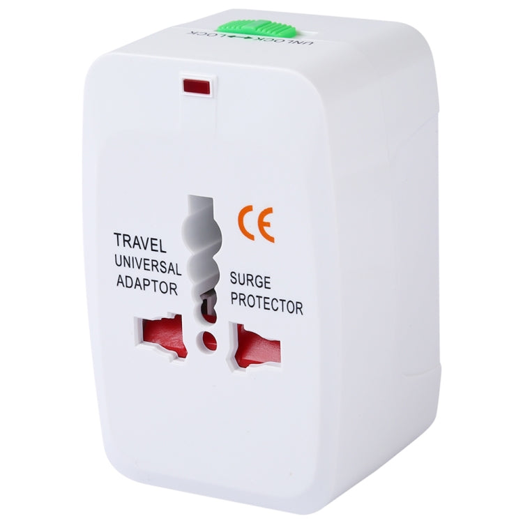 Convertitore universale da viaggio multifunzione 110-250 V con doppia interfaccia USB, spina EU / UK / US / AU