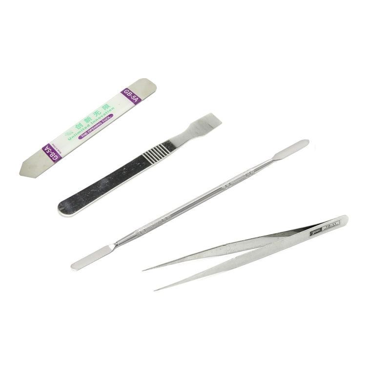 JF-8131 Kit di strumenti di riparazione smontabile 19 in 1 in metallo + plastica, JF-8131