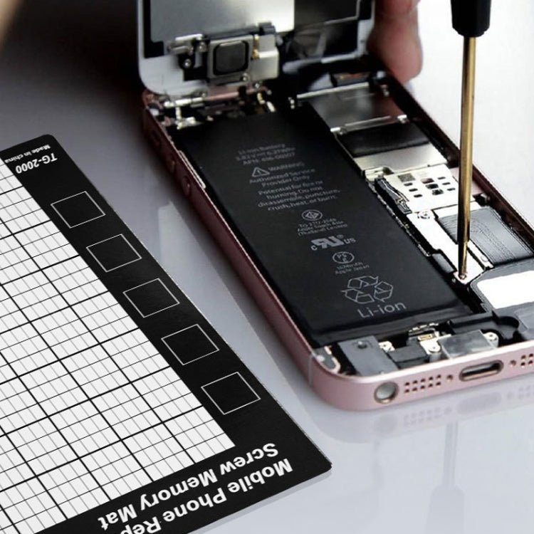 Tappetino universale per viti magnetiche per riparazione telefono, dimensioni: 14,5x9 cm, 14.5x9cm
