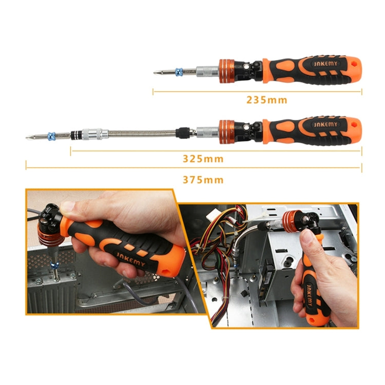 JAKEMY JM-6123 Set di strumenti di riparazione per cacciaviti professionali con anello colorato 31 in 1, JM-6123 31 in 1