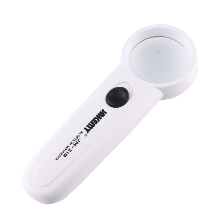 JAKEMY JM-Z19 Lente d'ingrandimento ottica portatile 8X con luce LED, JM-Z19 8X Magnifier