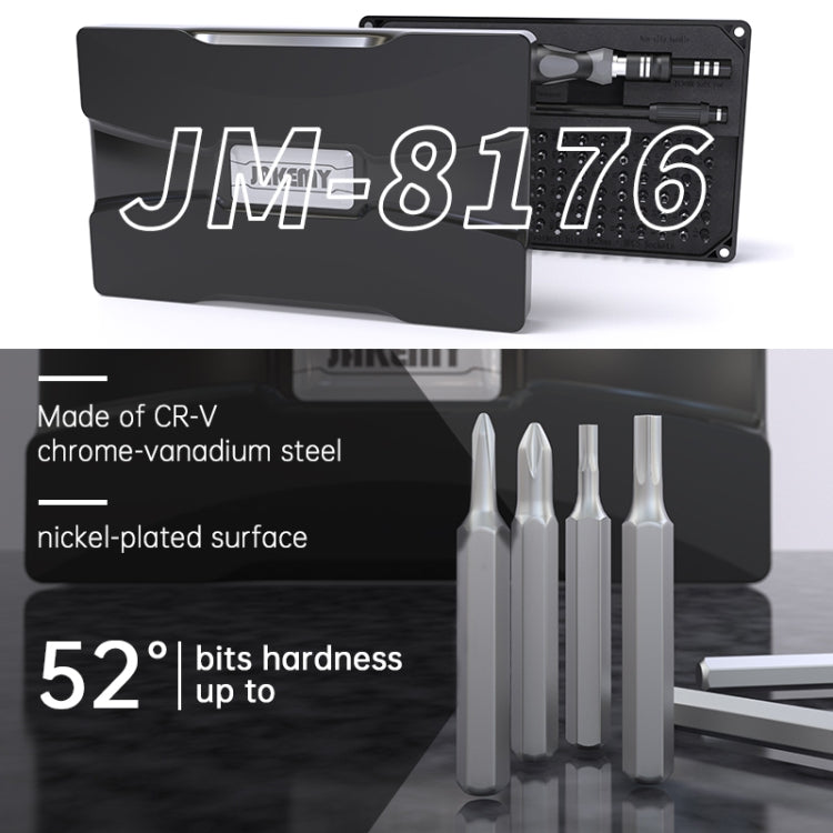 JAKEMY JM-8176 Kit di strumenti di smontaggio e riparazione per orologio 106 in 1 per telefono cellulare, JM-8176