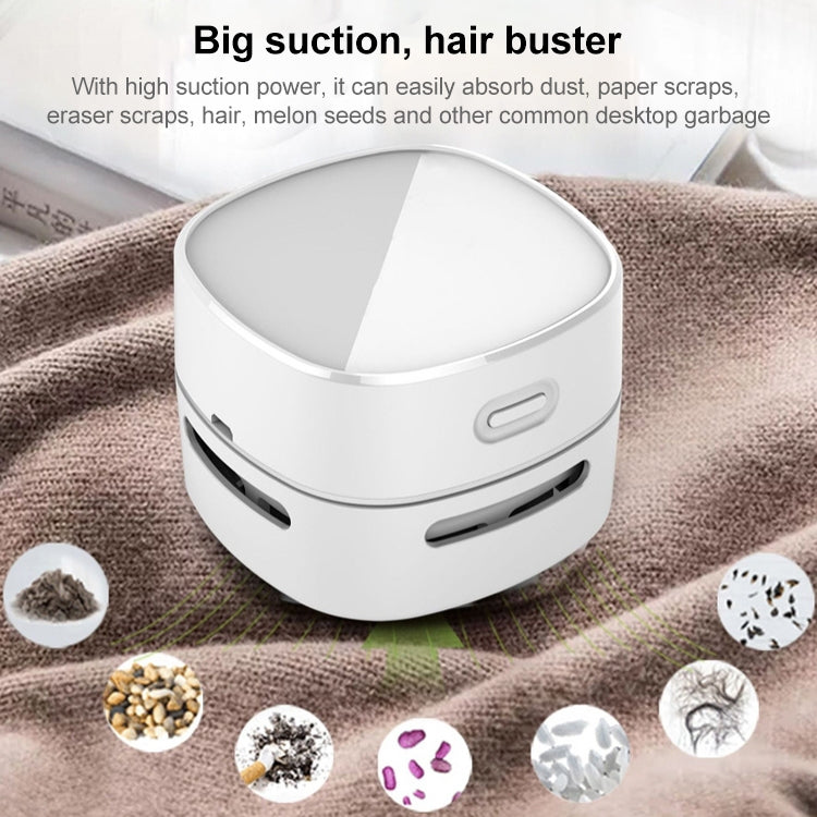 Mini aspirapolvere da tavolo portatile senza fili portatile in stile ricaricabile con copertina rigida da 4 W, Hardcover Rechargeable Style
