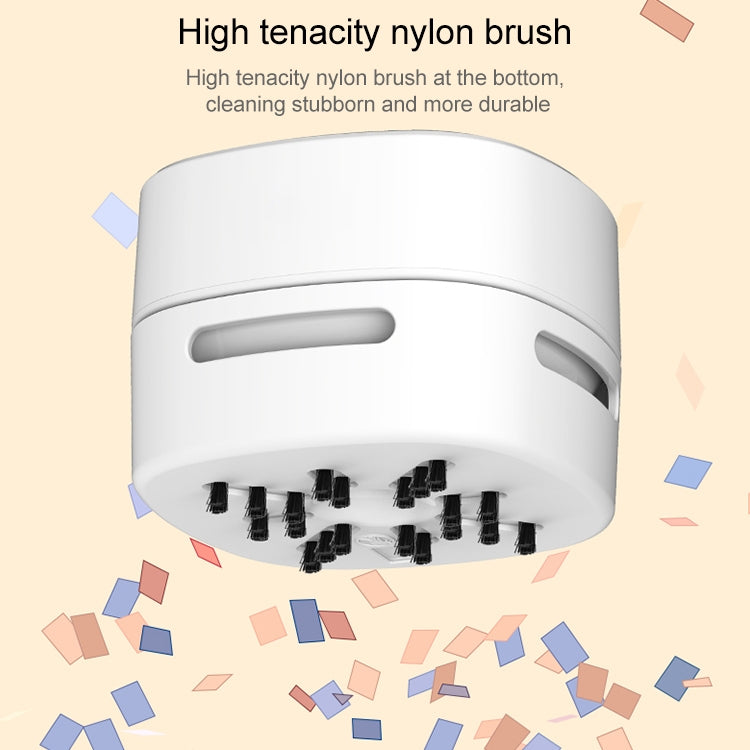 Mini aspirapolvere da tavolo wireless portatile stile batteria con copertina rigida da 3 W, Hardcover Battery Style