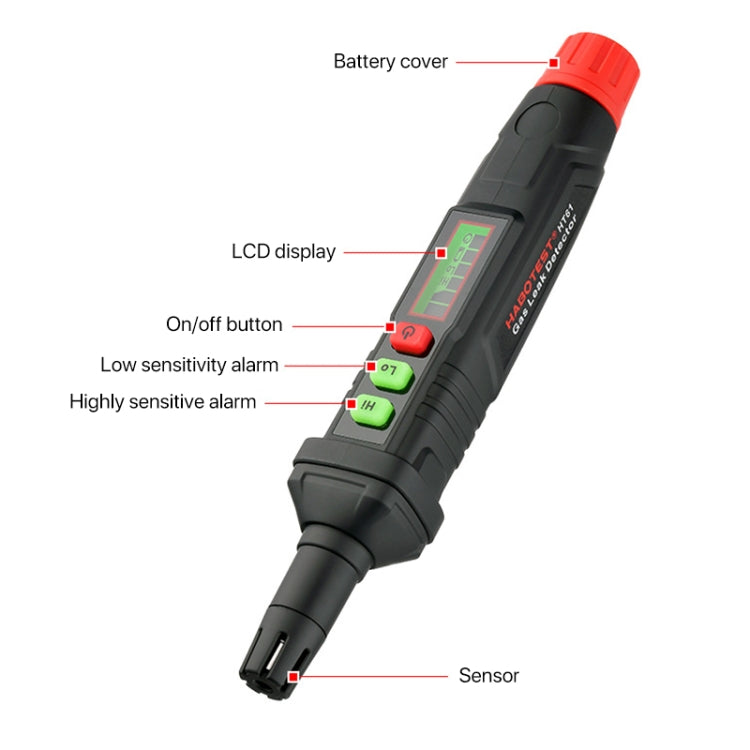 Rilevatore di gas combustibili HABOTEST HT61, HT61