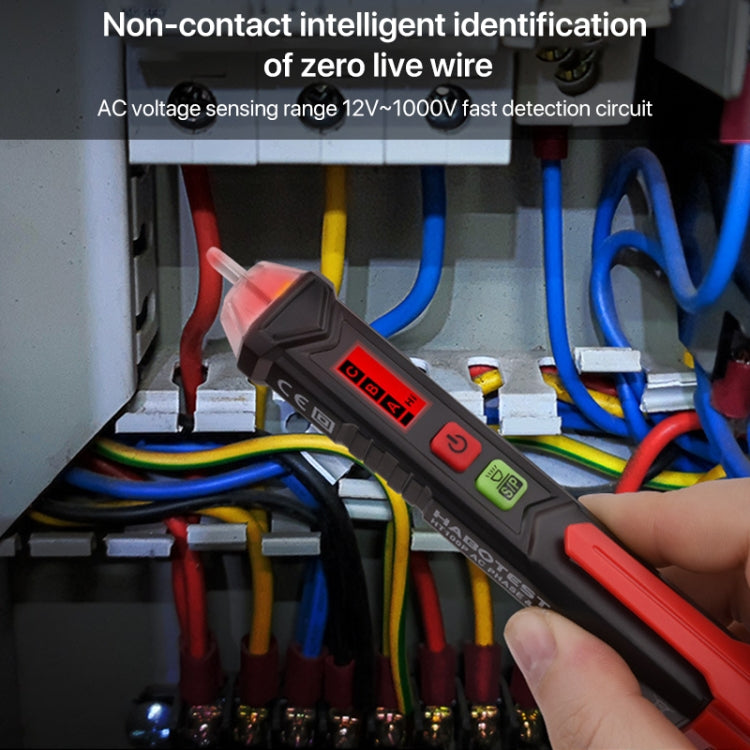 HABOTEST HT100P Tester per penna rilevatore display LCD AC trifase senza contatto con indicatore di rotazione, HT100P