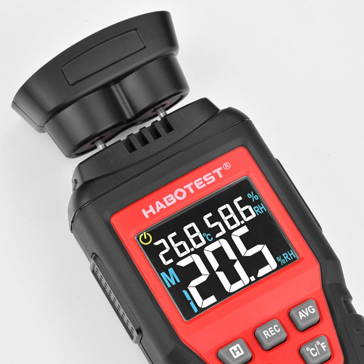 HABOTEST HT632 Rilevatore di umidità del legno portatile multifunzionale con display digitale, HT632