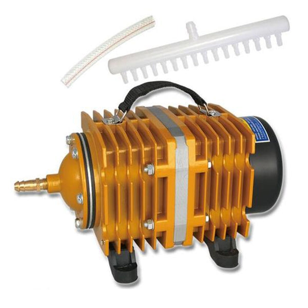 ACO-008A 160W 115L/Min Pompa di Aria Elettromagnetica Compressore Frutti di Mare Acquario Aumenta l'Ossigeno Splitter del Flusso D'aria, Spina DEGLI STATI UNITI, ACO-008A