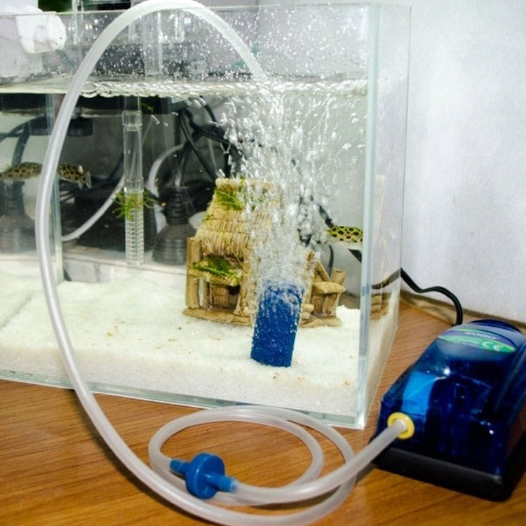 SOBO SB-248A Pompa ad aria per ossigeno per acquario con flusso regolabile a uscita singola da 3 W, 3W Single Outlet