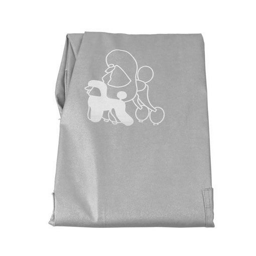 Grembiule per animali domestici Mezza manica Abito di bellezza Toelettatura per animali domestici Grembiule per estetista Abbigliamento impermeabile Grembiuli per negozi di animali, L, Lunghezza: 95 cm, Size:L Color:Silver