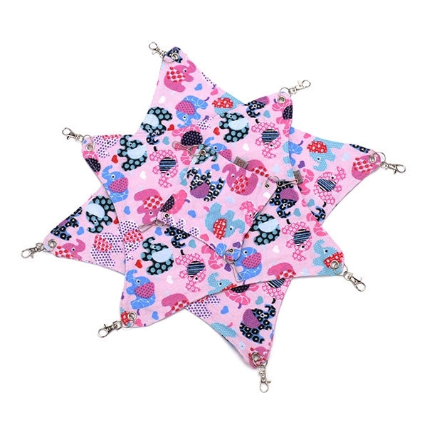 Amaca in tela per animali domestici Amaca per gatti bella e calda Cuccia per criceti, nido per animali domestici, media, dimensioni: 33 * 30 cm, consegna colore casuale, Size:33*30cm