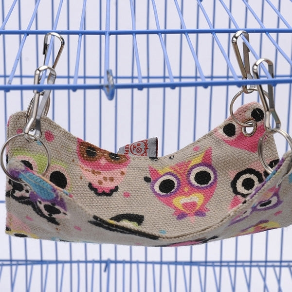 Amaca in tela per animali domestici Amaca per gatti bella e calda Cuccia per criceti, nido per animali domestici, media, dimensioni: 33 * 30 cm, consegna colore casuale, Size:33*30cm