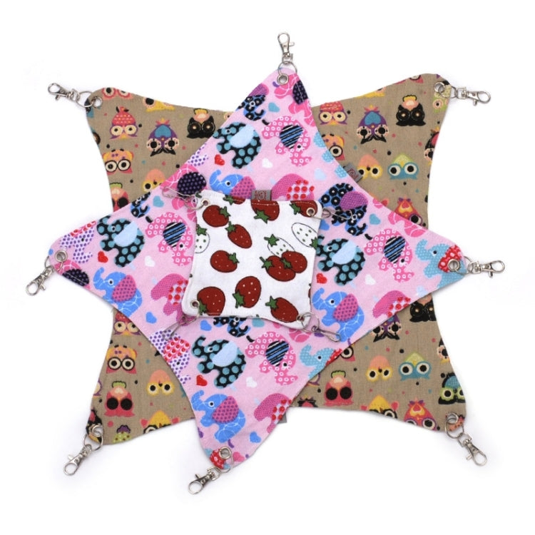 Amaca in tela per animali domestici Amaca per gatti bella e calda Cuccia per criceti, nido per animali domestici, media, dimensioni: 33 * 30 cm, consegna colore casuale, Size:33*30cm