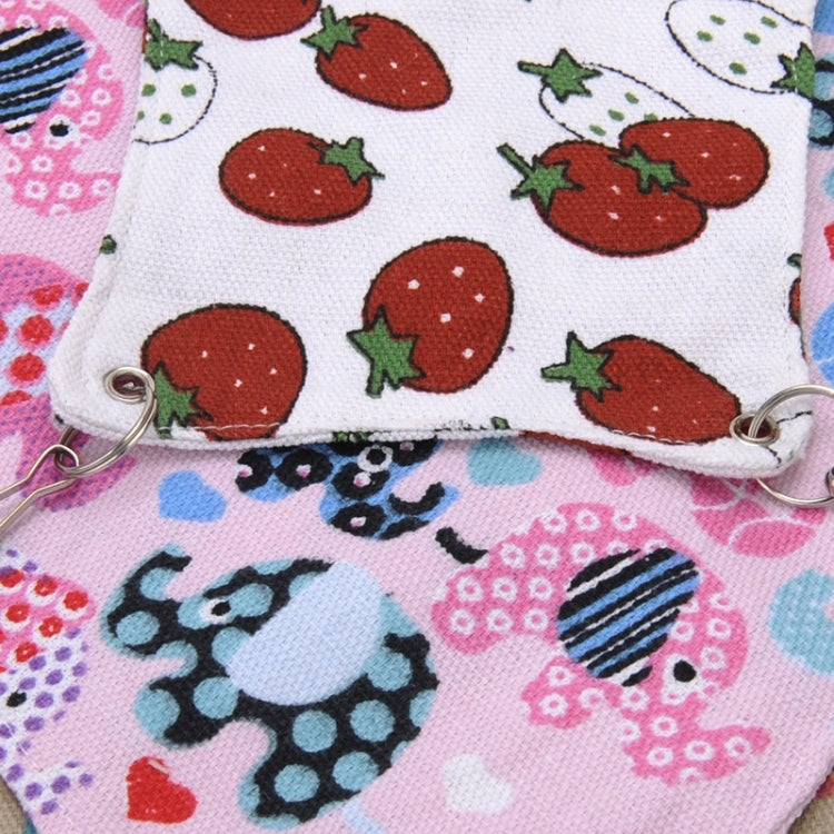 Amaca in tela per animali domestici Amaca per gatti bella e calda Cuccia per criceti, nido per animali domestici, media, dimensioni: 33 * 30 cm, consegna colore casuale, Size:33*30cm