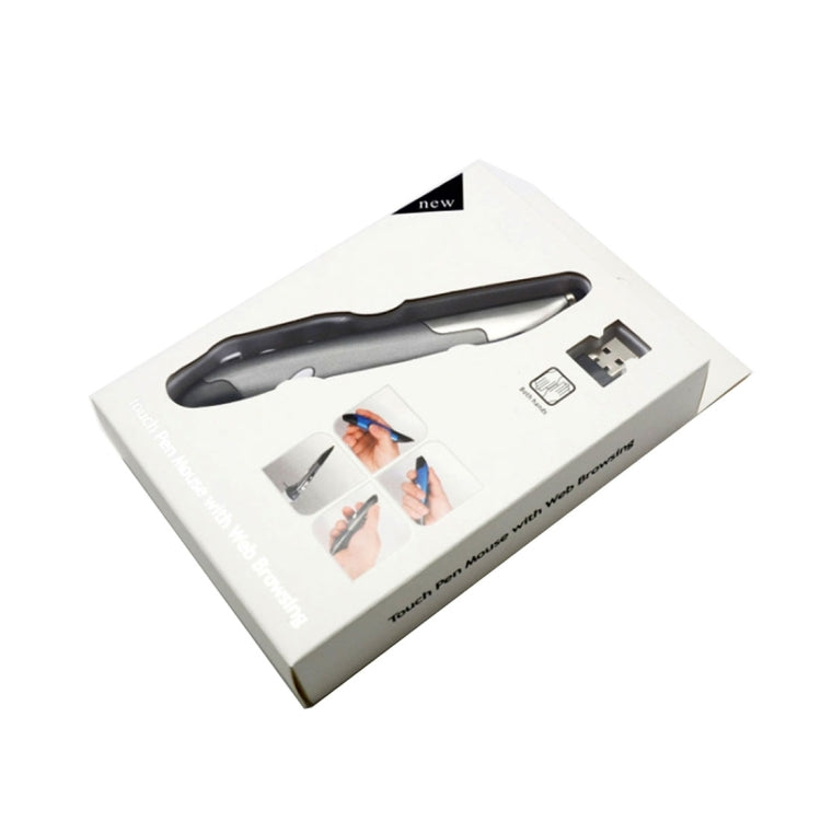 Mouse intelligente wireless portatile in stile penna da 2,4 GHz per PC portatile, Red, Blue, Grey