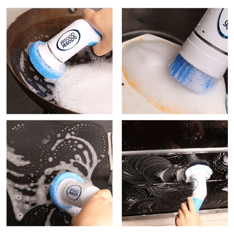 Cucina Bagno Elettrico Tenuto In Mano Lavatrice Macchina Per La Pulizia Delle Macchie Di Olio Spazzola Per La Pulizia Della Casa Strumento Per La Pulizia, Electric Handheld Washing Cleaner