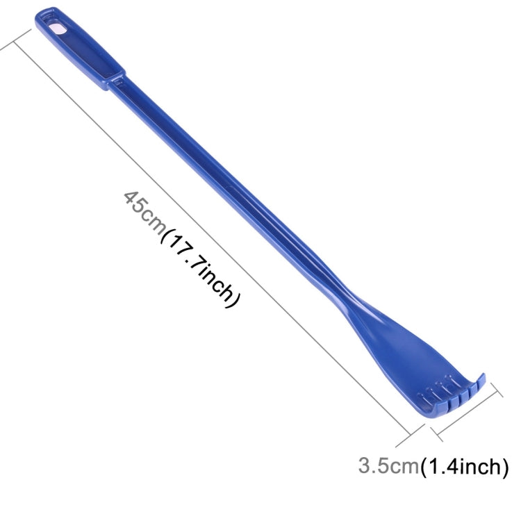 Massaggiatore aiutante per graffiare la schiena in plastica portatile da 45 cm, consegna casuale a colori