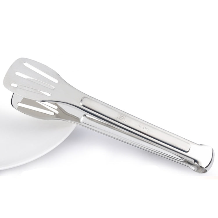Pinze per clip per bistecca per barbecue in acciaio inossidabile Pale per arrostire per barbecue Pala per bistecca con perdite Spatola Morsetto per alimenti Clip per pane, Lunghezza: 24 cm, 24cm