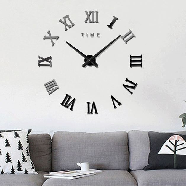 Orologio da parete con ticchettio decorativo decorativo per soggiorno creativo da 40 pollici