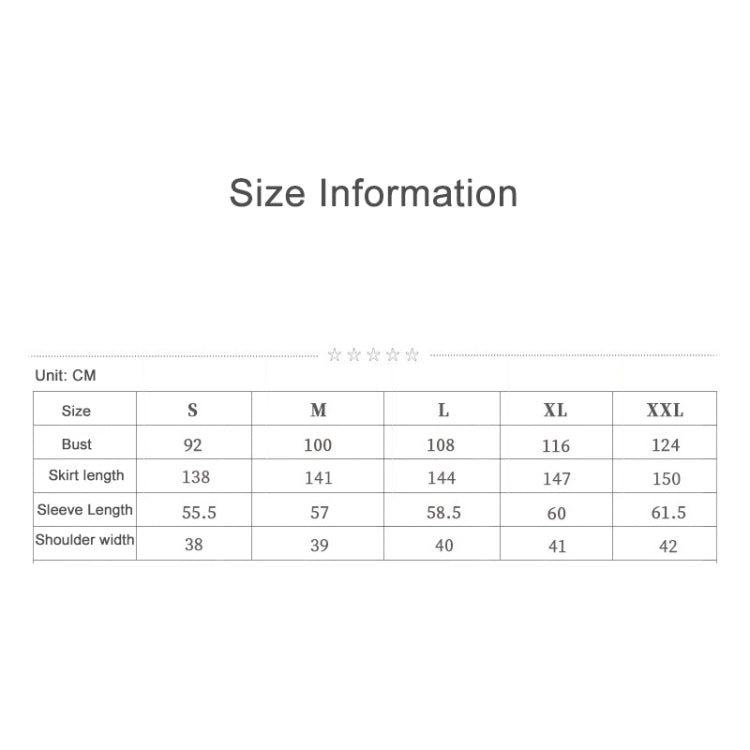 Costume di Halloween Donna Suora Missionaria Cosplay Abbigliamento, Size:S, Size:M, Size:L, Size:XL