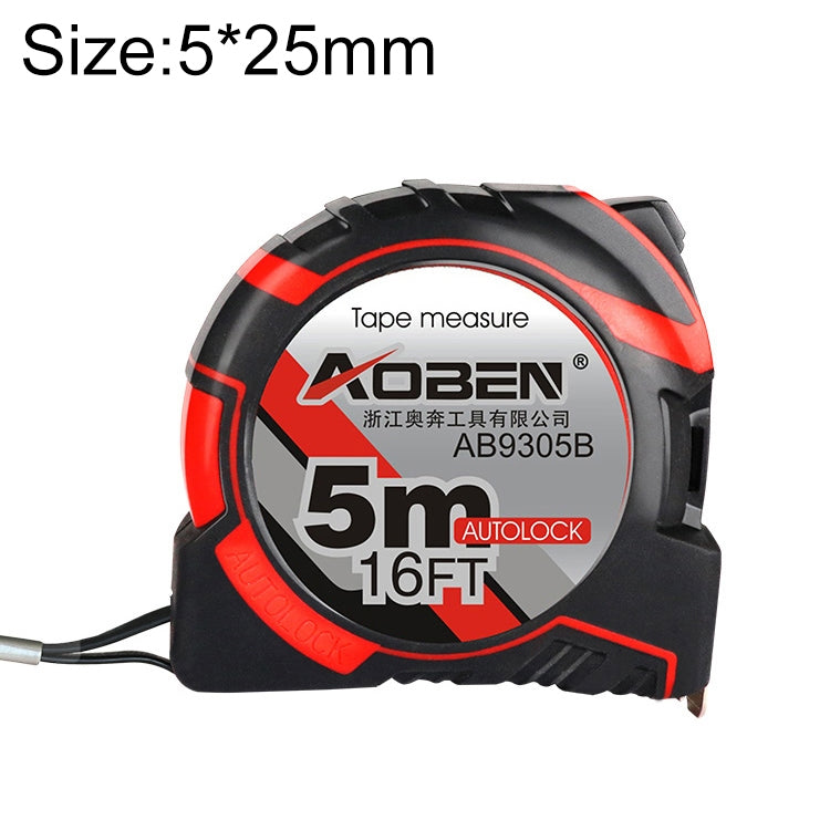 Metro a nastro retrattile Aoben Mini righello portatile, lunghezza: 5 m, larghezza: 25 mm, Length: 5m Width: 25mm