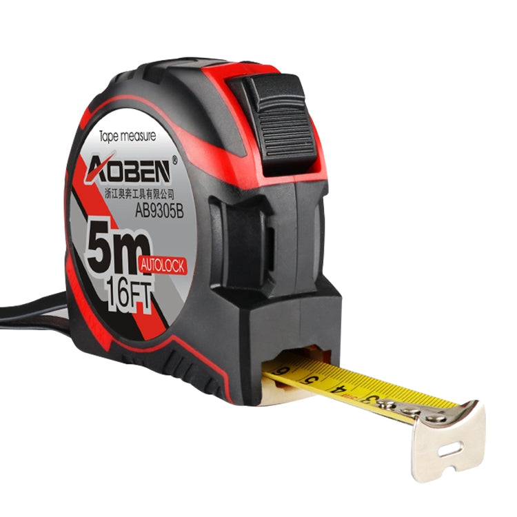 Metro a nastro retrattile Aoben Mini righello portatile, lunghezza: 5 m, larghezza: 25 mm, Length: 5m Width: 25mm